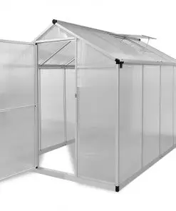 Reinforced Aluminium Greenhouse with Base Frame 4.6 m²