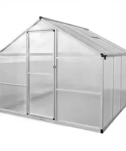 Reinforced Aluminium Greenhouse with Base Frame 6.05 m²
