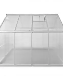 Reinforced Aluminium Greenhouse with Base Frame 6.05 m²