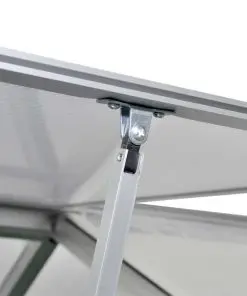 Reinforced Aluminium Greenhouse with Base Frame 6.05 m²