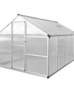 Reinforced Aluminium Greenhouse with Base Frame 7.55 m²