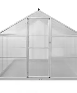 Reinforced Aluminium Greenhouse with Base Frame 9.025 m²