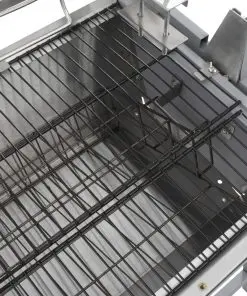 vidaXL BBQ Rotisserie Spit Iron and Stainless Steel