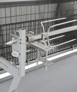 vidaXL BBQ Rotisserie Spit Iron and Stainless Steel