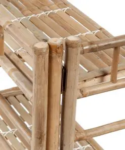 vidaXL 3-tier Bamboo Plant Rack