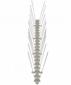 vidaXL 2-row Plastic Bird & Pigeon Spikes Set of 6 3 m