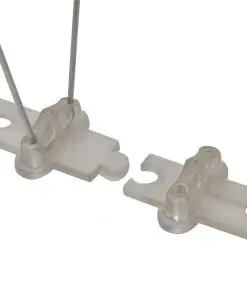 vidaXL 2-row Plastic Bird & Pigeon Spikes Set of 6 3 m