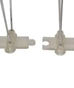 vidaXL 4-row Plastic Bird & Pigeon Spikes Set of 6 3 m