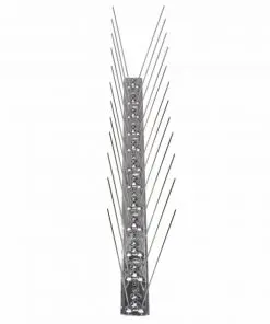 vidaXL 2-row Stainless Steel Bird & Pigeon Spikes Set of 6 3 m
