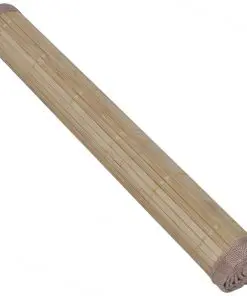 6 Bamboo Placemats 30 x 45 cm Brown