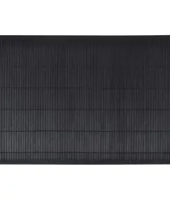 6 Bamboo Placemats 30 x 45 cm Black