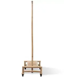 vidaXL Bamboo Clothes Rack