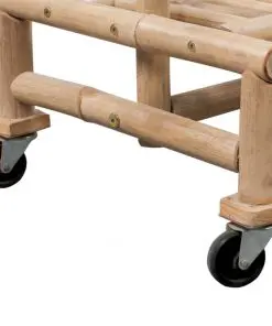 vidaXL Bamboo Clothes Rack