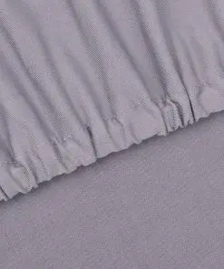 vidaXL Stretch Couch Slipcover Grey Polyester Jersey