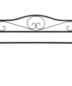 vidaXL Clothing Rack Black Steel