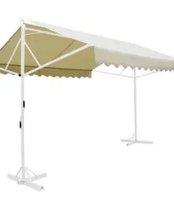 vidaXL Free Standing Awning 3×3 m Cream