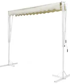 vidaXL Free Standing Awning 3×3 m Cream