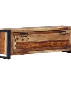 vidaXL Shoe Cabinet 120x35x40 cm Solid Sheesham Wood