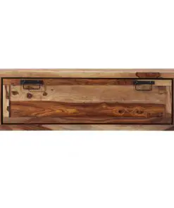 vidaXL Shoe Cabinet 120x35x40 cm Solid Sheesham Wood