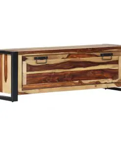 vidaXL Shoe Cabinet 120x35x40 cm Solid Sheesham Wood