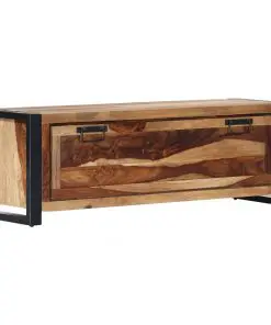 vidaXL Shoe Cabinet 120x35x40 cm Solid Sheesham Wood