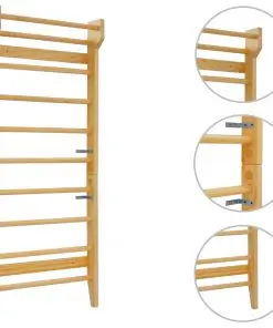 vidaXL Wall Bar 80×15.8×195 cm Wood