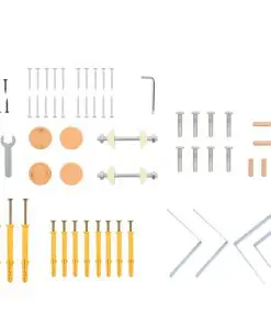 vidaXL Wall Bar 80×15.8×195 cm Wood