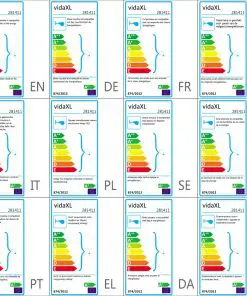 vidaXL Spot Lights 2 pcs with Filament Bulbs 2 W Black E27