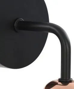 vidaXL Wall Lights 2 pcs with Filament Bulbs 2 W Black and Copper E27