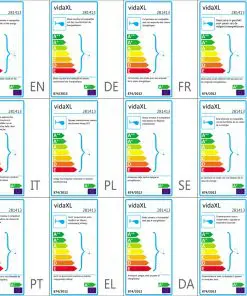 vidaXL Wall Lights 2 pcs with Filament Bulbs 2 W Black and Copper E27