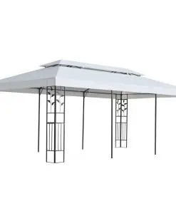 vidaXL Gazebo 3×6 m White