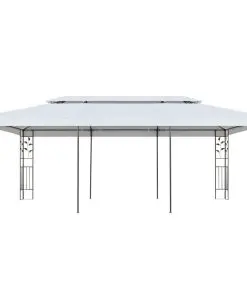 vidaXL Gazebo 3×6 m White