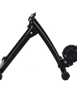 vidaXL Roller Trainer Black 26″-28″ Steel Black