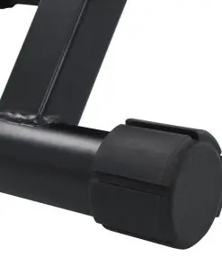 vidaXL Roller Trainer Black 26″-28″ Steel Black