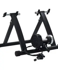 vidaXL Roller Trainer Black 26″-28″ Steel Black