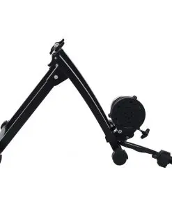 vidaXL Roller Trainer Black 26″-28″ Steel Black