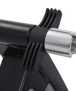 vidaXL Roller Trainer Black 26″-28″ Steel Black