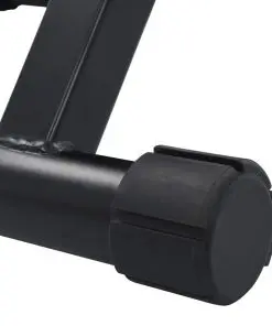 vidaXL Roller Trainer Black 26″-28″ Steel Black