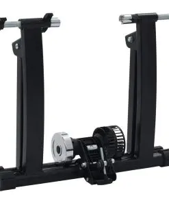 vidaXL Roller Trainer Black 26″-28″ Steel Black