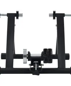 vidaXL Roller Trainer Black 26″-28″ Steel Black
