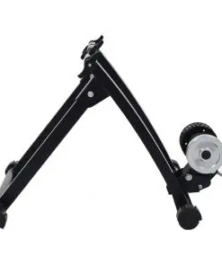 vidaXL Roller Trainer Black 26″-28″ Steel Black
