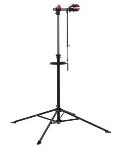 vidaXL Bike Repair Stand 103x103x(115-200) cm Steel Black