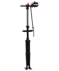 vidaXL Bike Repair Stand 103x103x(115-200) cm Steel Black