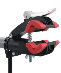 vidaXL Bike Repair Stand 103x103x(115-200) cm Steel Black