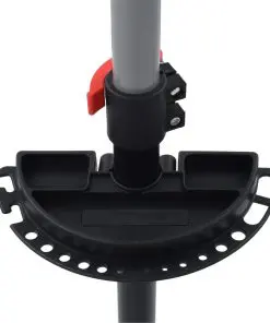 vidaXL Bike Repair Stand 103x103x(115-200) cm Steel Black