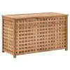 vidaXL Laundry Chest 77.5×37.5×46.5 cm Solid Walnut Wood