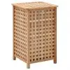 vidaXL Laundry Bin 39x39x65 cm Solid Walnut Wood