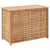 vidaXL Laundry Bin 87.5x46x67 cm Solid Walnut Wood