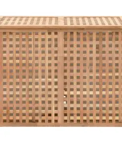 vidaXL Laundry Bin 87.5x46x67 cm Solid Walnut Wood