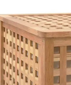 vidaXL Laundry Bin 87.5x46x67 cm Solid Walnut Wood